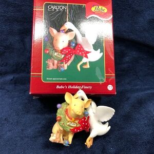 Carlton cards " Babes Holiday Finery" ornament